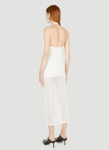 1017 ALYX 9SM Crochet Halter Neck Dress White aly0247045