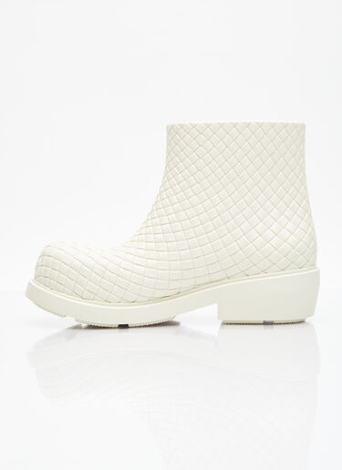 Bottega Veneta Fireman Ankle Boots White bov0255021