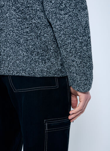 NÒMARYTHM TEXTILE Wool Mock Neck Sweater Grey nma0158014