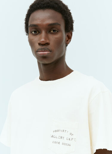 Gallery Dept. Men's Property Stencil T-Shirt in Cream | LN-CC®