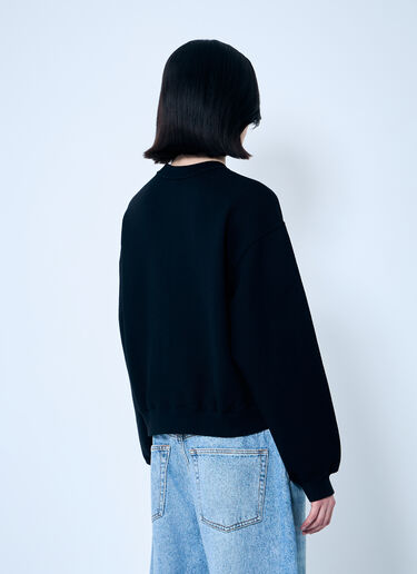 Alexander Wang Essential Puff Logo Sweatshirt Black awg0259021