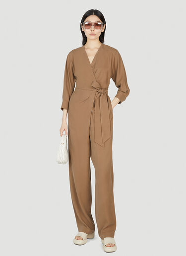 Max Mara Gattoni Jumpsuit Brown max0252017