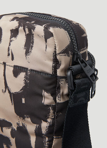 Graffiti Mini Messenger Crossbody Bag Alexander McQueen Graffiti Mini Messenger Crossbody Bag Brown amq0149064