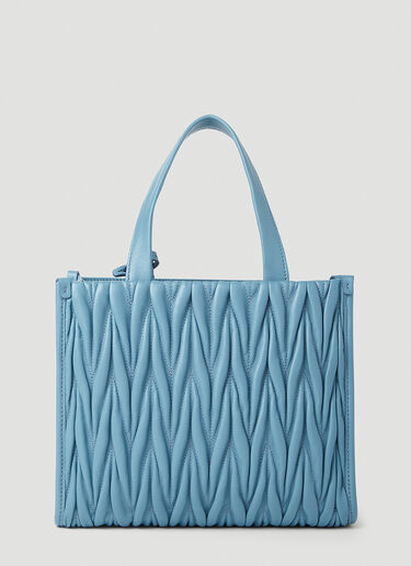 Miu Miu Matelassé Handbag Blue miu0254058