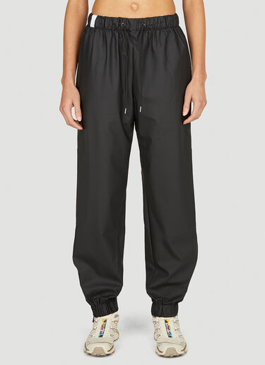 Rains Coated Track Pants Black rai0352004