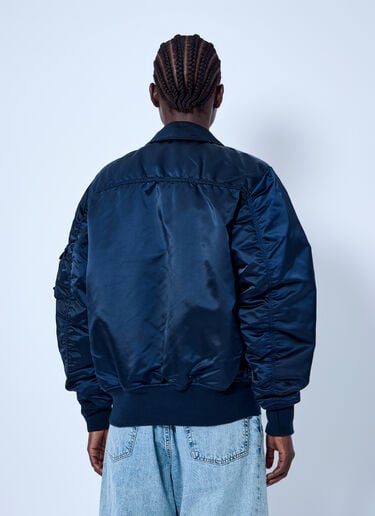 Alpha Industries CWU-45/P ベース UV ルーズボンバージャケット 青 alp0366007