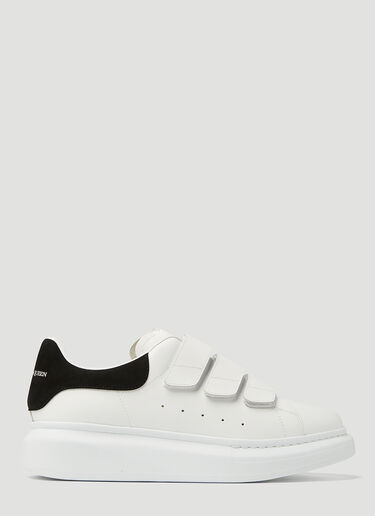 Alexander McQueen Oversized Triple Strap Sneakers Black amq0248016