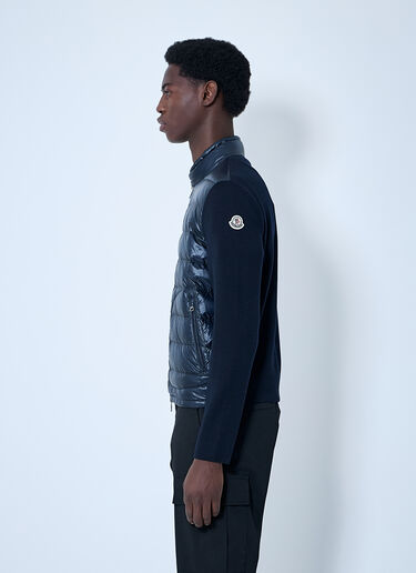 Moncler Quilted Cardigan Blue mon0160038