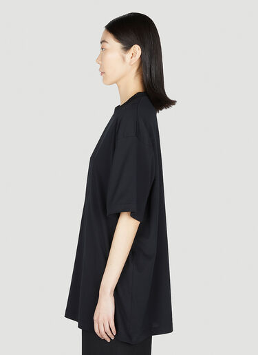 Balenciaga 로고 프린트 티셔츠 블랙 bal0251020