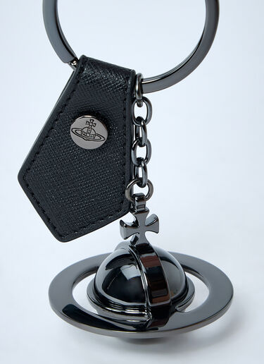 Vivienne Westwood 3D Orb Keyring Black vvw0161014