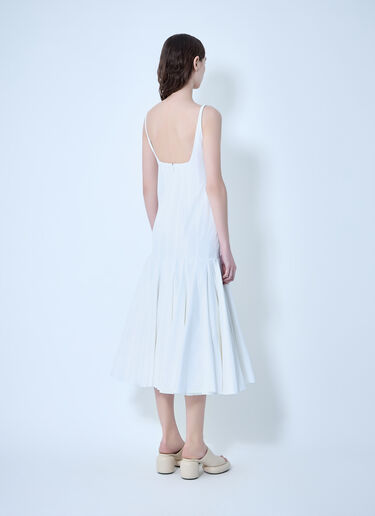 Jacquemus La Robe Agave Midi Dress White jac0264027