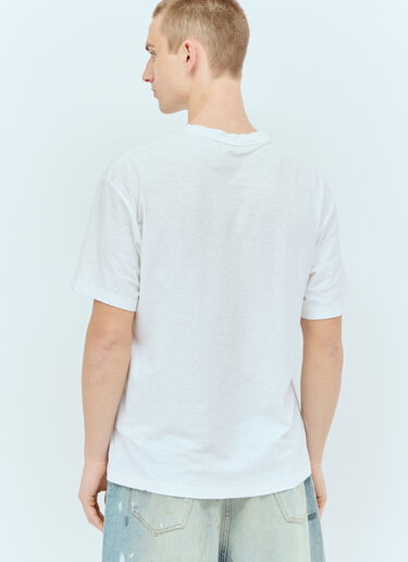Logo Print T-Shirt Acne Studios Logo Print T-Shirt White acn0155027