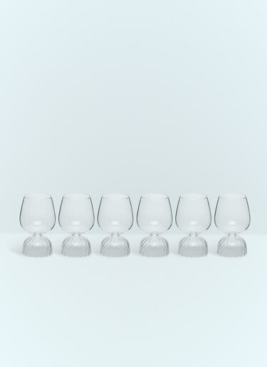 Ichendorf Milano Set Of Six Tutu Red Wine Glasses White wps0691174