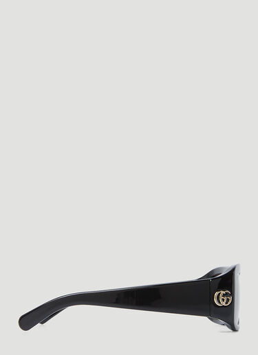Gucci GG長方形サングラス ブラック gus0254004