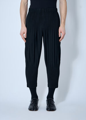 Homme Plissé Issey Miyake Wide Pleat Pants Black hmp0160003