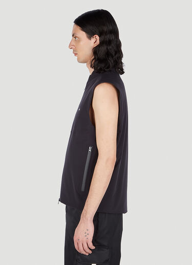Stone Island Compass 刺绣无袖夹克 黑色 sto0152011