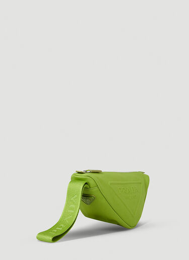 Prada Triangle Pouch Bag Green pra0148006