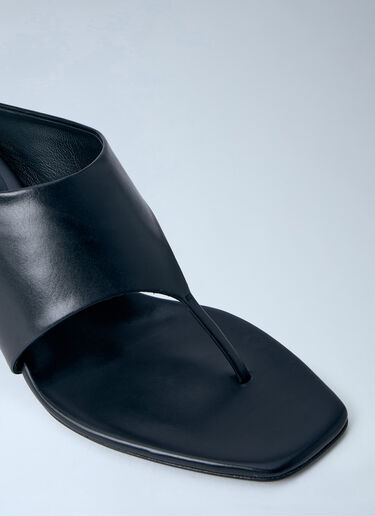 Marlow Thong Sandals Khaite Marlow Thong Sandals Black kha0264017