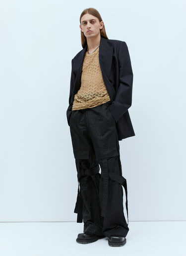 ロング丈レーストップ Dries Van Noten ロング丈レーストップ ベージュ dvn0154024