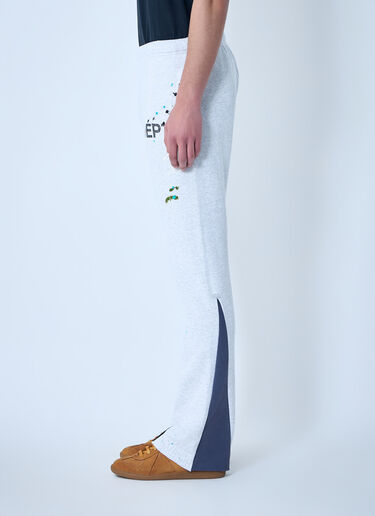 Gallery Dept. Logo Painted Flare Sweatpants Grey gdp0163012