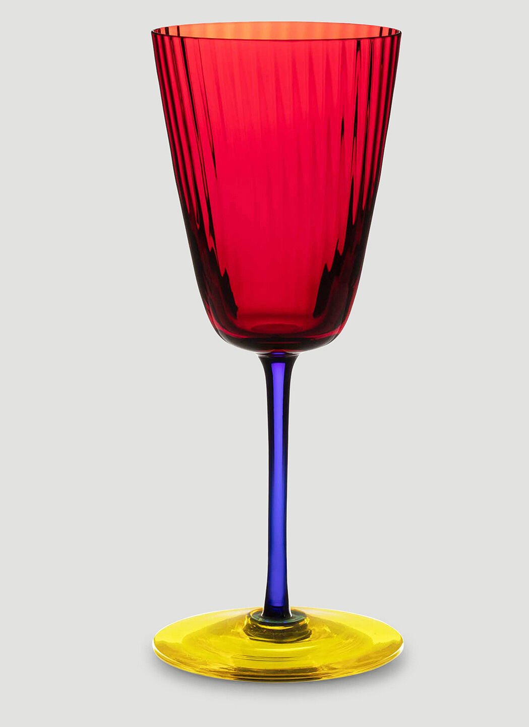 Seletti Hand-Blown Murano White Wine Glass Multicolour wps0691129