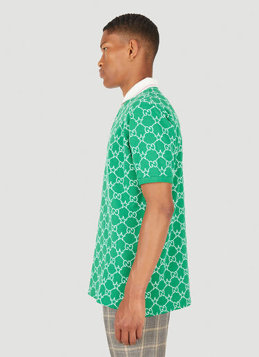 Gucci GG 星星图案Polo衫 绿 guc0150019