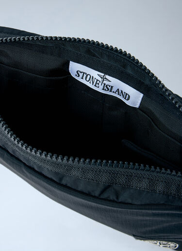 Stone Island Compact Logo Pouch Black sto0165084