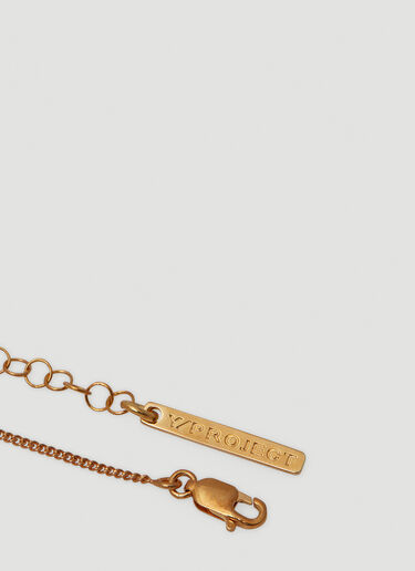 Y/Project Mini Y Necklace Gold ypr0249028