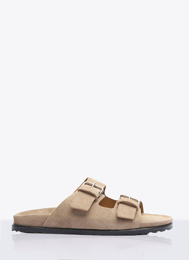 Scarosso Enea Suede Sandals Beige scr0158015