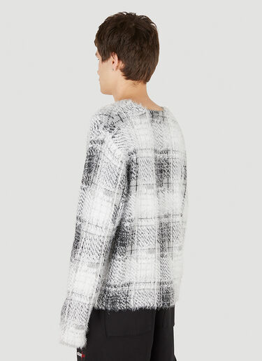 Stüssy Hairy Plaid Cardigan Grey sts0152010