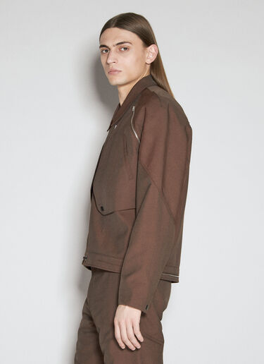 Kiko Kostadinov Tonino Utility Jacket Brown kko0156004