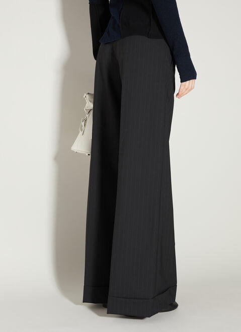 MM6 Maison Margiela Pinstripe Pants Blue mmm0253017