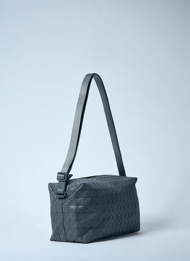 Bao Bao Issey Miyake Saddle Crossbody Bag Grey bao0159003