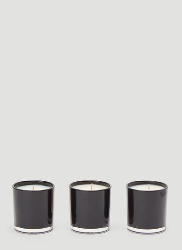 Boy Smells Cedar Stack, Hinoki Fantome and St. Al Votive Candle Set Black bys0342009