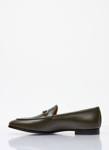 Gucci Jordaan Loafers Green guc0258014