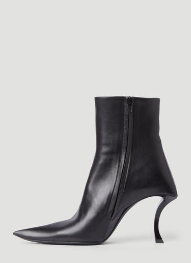 Balenciaga Hourglass 100MM Boots Black bal0255036