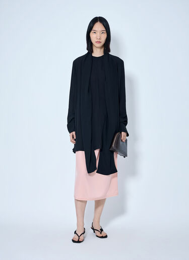 Toteme Draped Scarf Blouse Black tot0265008