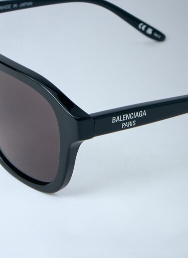 Balenciaga Daily Pilot-Frame Sunglasses Black bal0264030
