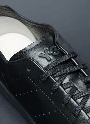 Y-3 Y-3 Stan Smith 皮革运动鞋  黑色 yyy0156014