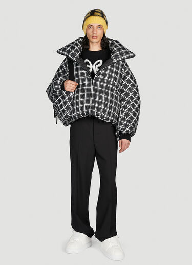 Marni Check Oversized Down Jacket Black mni0154004