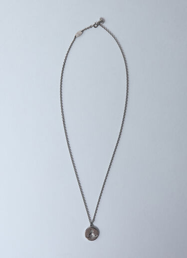 Vivienne Westwood Man. Janus Pendant Necklace Silver vvw0160020