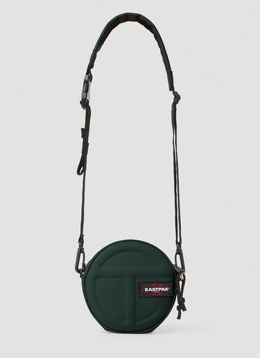 Eastpak x Telfar サークルコンバーチブルクロスボディバッグ グリーン est0353009