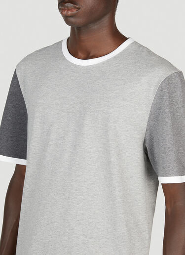 Thom Browne 徽标贴饰短袖 T 恤 灰色 thb0151003