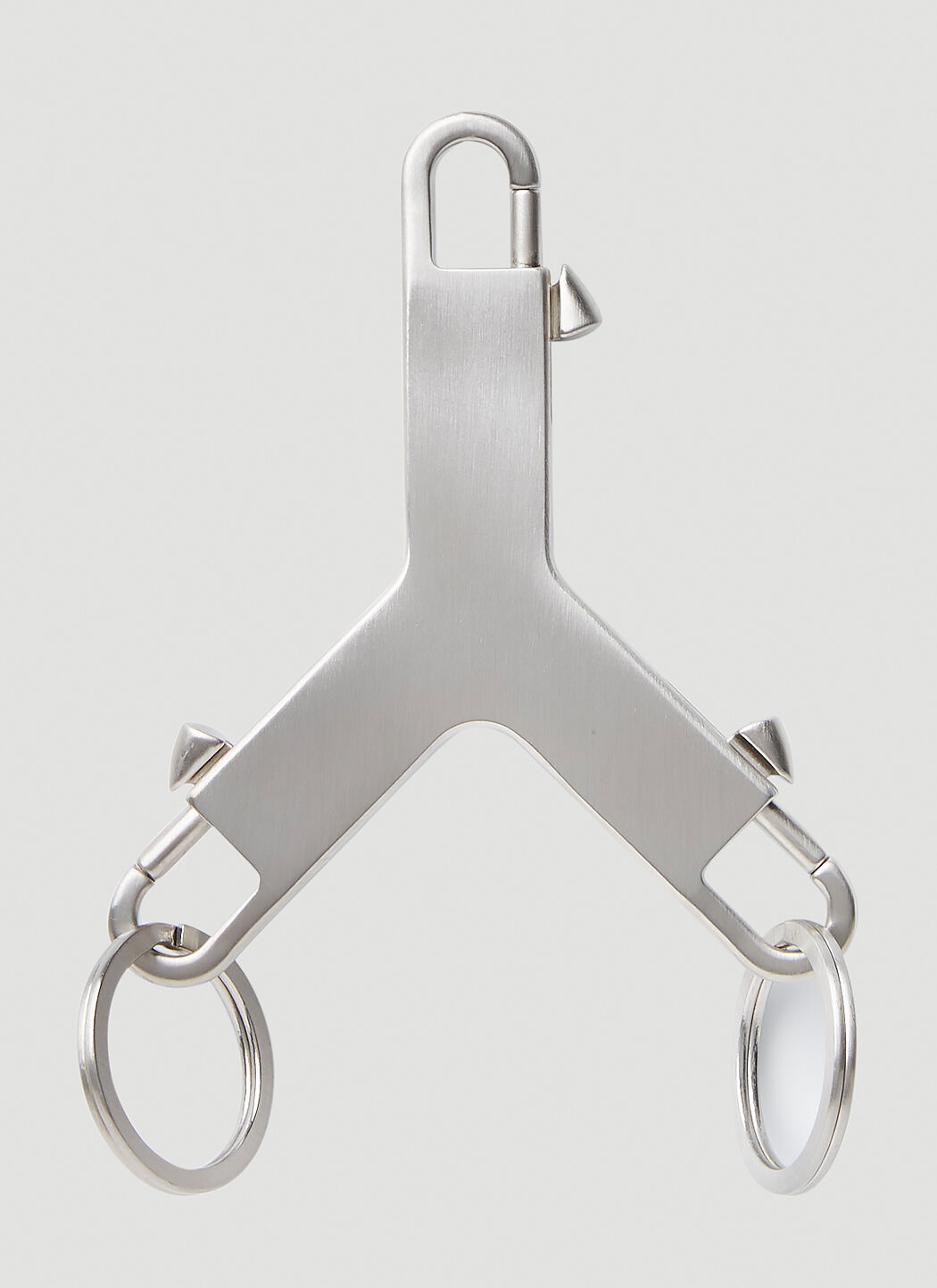 Rick Owens Cerberus Iron Key Chain In Silver | ModeSens