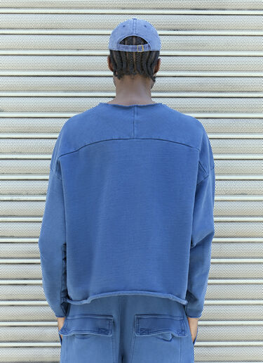 GREG ROSS 로 컷 크루넥 맨투맨 네이비 grr0157005