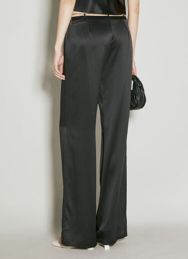 Alexander Wang 铭牌链条腰带长裤  黑色 awg0255006