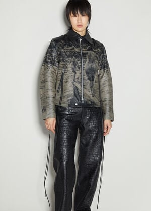 Eytys Dixon Zorn Leather Jacket Grey eyt0254004