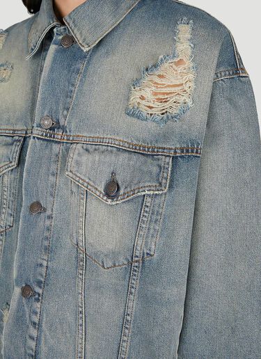 Distressed Denim Jacket Acne Studios Distressed Denim Jacket Blue acn0351017