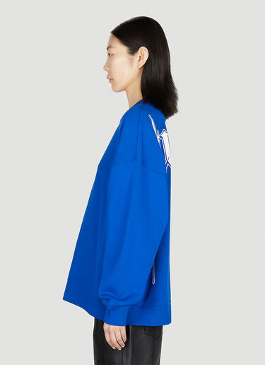 Burberry ロゴプリント スウェットシャツ ブルー bur0252014
