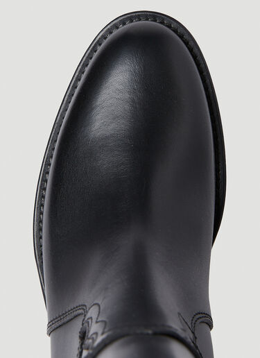 Saint Laurent Kate Riding Boots Black sla0250078